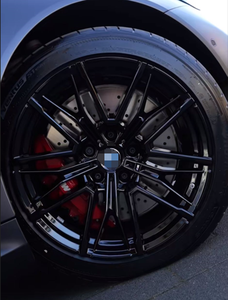 Cerchi Forgiati Personalizzabili a Cinque Razze Grigio-Argento PCD5X112, Concavi Profondi, per <span class=keywords><strong>Auto</strong></span> Sportive e da Corsa, Ruote per Passeggeri, Pneumatici Renault, 18 Pollici - Product Image 4