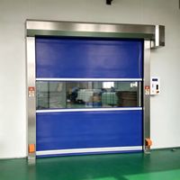 Промышленные высокоскоростные рулонные ворота из ПВХ для предприятий пищевой промышленности