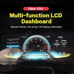 Mercedes-Benz Vito Cockpit <span class=keywords><strong>Dashboard</strong></span> Player Nuevo LCD <span class=keywords><strong>Digital</strong></span> Cluster Panel de instrumentos Velocímetro multifuncional Aceite para <span class=keywords><strong>Auto</strong></span> - Product Image 4