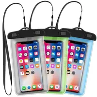 Outdoor Universele Waterdichte Telefoon Pouch Pvc Waterdichte Mobiele Telefoon Case Dry Bag Voor Mobiele Met Lanyard