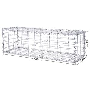 Cage en gabion de 50x50x50 cm pour l'aménagement paysager de jardin - Product Image 3