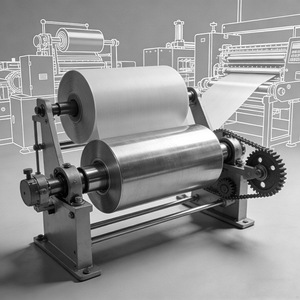 <span class=keywords><strong>Adaptador</strong></span> de <span class=keywords><strong>Eje</strong></span> Neumático Tipo <span class=keywords><strong>Rodillo</strong></span> de Goma Directo de Fábrica con Rodamiento y Mandril para Uso Industrial, Presión de Aire Ajustable - Product Image 3