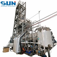 Système de distillation automatique de solvants avec tour de récupération d'alcool en acier inoxydable pour le traitement botanique