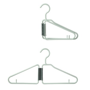Multifunction Half Foldable Plastic Clothes <strong>Hanger</strong> With Non Slip Shoulder Foldable <strong>Hangers</strong> for Wardrobe &amp; Living Room Organizer - Product Image 1
