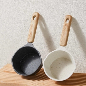 Utensilios de cocina antiadherentes de mármol <span class=keywords><strong>Carote</strong></span> de salpicaduras de aceite Mini sartén para huevos antiadherente aceite caliente que vierte llovizna olla pequeña - Product Image 1