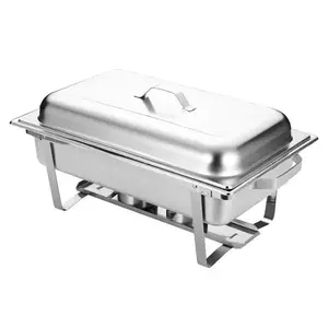 Chafer Hotel Commercial Stainless Steel Chafer Set Buffet Chafing Dish Catering Food Warmer