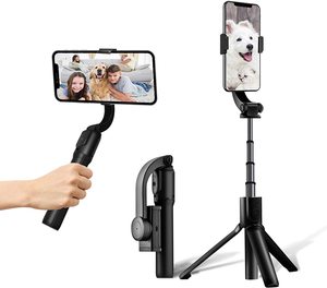 Stabilisateur de caméra vidéo intelligent portable H5 avec trépied perche à selfie et rotation à 360° pour iPhone/<span class=keywords><strong>Android</strong></span>, idéal pour les activités sportives - Product Image 1
