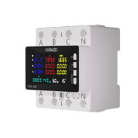 Vente flash : Compteur intelligent triphasé 4P avec précision de 0,5, écran couleur et surveillance des harmoniques pour la gestion de l'énergie industrielle