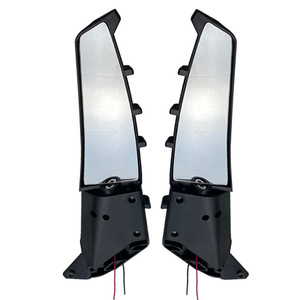 Rétroviseur de moto à aile d'ange rotative avec clignotant LED, rétroviseur latéral à aile fixe pour YAMAHA GSR Race 600 - Product Image 3