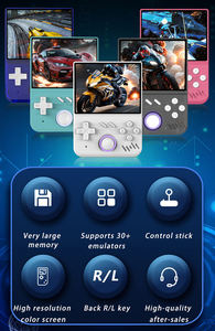 Nouveau cadeau Ips Boy de 3.5 pouces pour <span class=keywords><strong>PSP</strong></span> Game My <span class=keywords><strong>Mini</strong></span> R36S Console de jeu vidéo rétro portable intelligente 64 Go/128 Go avec plus de 10000 jeux intégrés - Product Image 6