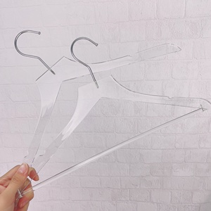 Tùy Chỉnh Logo Áo Khoác Sang Trọng Quần Áo Phù Hợp Với Vải Móc Áo Nhựa Trong Suốt Đầy Màu Sắc Acrylic Móc - Product Image 5