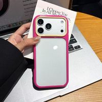 Coque de téléphone magnétique transparente avec protection intégrale de l'appareil photo, coque en PC transparente et bord en TPU souple pour iPhone 17 Pro Max