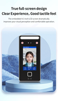 Terminal de contrôle d'accès biométrique Xface43 pour la gestion des présences des employés, avec accès TCP/IP et Wi-Fi, idéal pour les petites entreprises