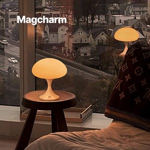 Lampe de table tactile à intensité variable Nok Magcharm Sisters Make Waves en forme de méduse, en verre ABS, pour chambre et salon - Product Image 5