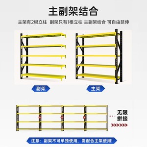 Estantería de Almacenamiento Sanjian de 4 Niveles, Acero Laminado en Frío, Ajustable, para Uso Doméstico y en Supermercados - Product Image 3