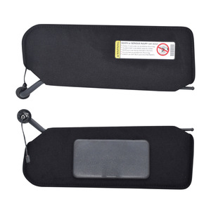 C5 Sun Visor Vanity <b>Mirror</b> 1997-2004 Corvette Rectangular <b>Plastic</b> Durable Car Accessory - Product Image 1