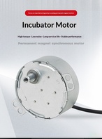 Moteur synchrone monophasé 208-240V CA antidéflagrant pour incubateur, moteur de retournement d'œufs, spécial usage domestique entièrement automatique