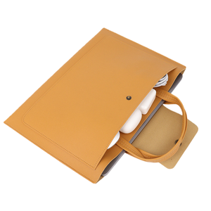 세련된 휴대용 14/16인치 방수 여성용 핸드백 <span class=keywords><strong>PU</strong></span> 가죽 노트북 케이스 사무용 노트북 서류 가방 - Product Image 5