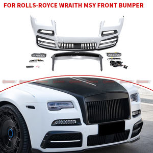 Parachoques Delantero de Fibra de Carbono Estilo MSY para Rolls Royce Wraith con Luz LED, Parrilla Principal, Labio de Parachoques Delantero, Piezas de Tuning - Product Image 4