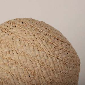 Nuevo Sombrero de Paja Rafia de Verano para Mujer, Estilo Lolita, con Visera Hueca y Cordones de Encaje, Ideal para Pesca y Viajes - Product Image 4