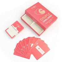 Boîtes de jeux de cartes en papier personnalisées en gros avec couvercle et base, écologiques et durables pour les couples et les fêtes