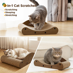 Rascador para Gatos, Sofá Cama de Cartón Corrugado, Tabla Rascadora para Gatos, Silla Duradera con Forma de Sofá, OEM/ODM, Logotipo Personalizado - Product Image 2