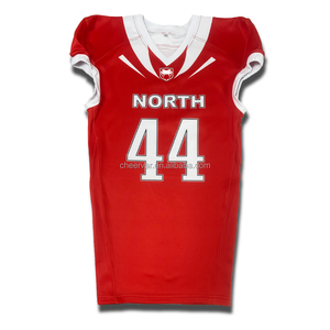Maillots de football américain haut de gamme pour adultes, respirants, grande taille, unisexe, manches courtes, antibactériens, séchage rapide - Product Image 1