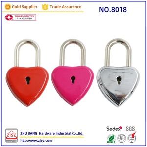 8018 Ổ Khóa Cung Cấp Kẽm Hợp Kim Tình Yêu Trái Tim Khóa Ổ Khóa Trái Tim Cho Đám Cưới Hành Lý - Product Image 2