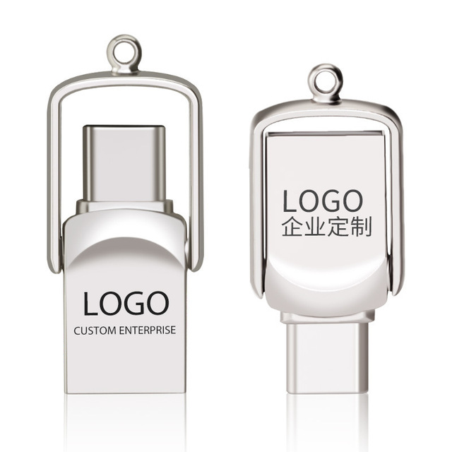 Mini Portable Usb 3.0 Type c Flash Drive / Small Size 128 Gb Type c Usb Flash Drive /2 in 1 Type c Usb Flash Drive
