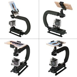 Poignée stabilisatrice vidéo portable compatible avec iPhone Xs 8 7plus GoPro 7 6 5 Canon N - Product Image 3