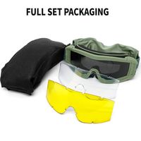 Yijia 2024 nouvelles lunettes d'entraînement tactiques chasse randonnée Airsoft tir attaque lunettes sécurité verre protection des yeux
