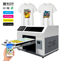 Nouvelle imprimante DTG pour petites entreprises, pour vêtements, t-shirts, sacs en toile, jeans - H5 APP Scan to Print, entièrement automatique, encre de revêtement textile