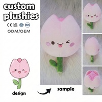 Peluches personnalisées en gros : animaux, fleurs souriantes, cadeaux promotionnels pour fleuristes, oreillers mignons, peluches Kettlebell sur mesure