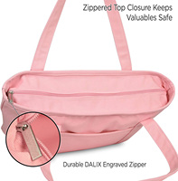 Sac fourre-tout en toile de coton avec poche avant, grande capacité, réutilisable, pour courses, logo personnalisé