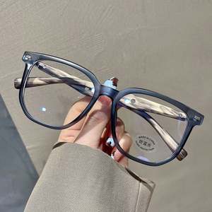 Gafas de Computadora Cuadradas Retro 2025 con Logotipo Personalizado para Hombre y Mujer, Monturas de Gafas con Textura de Madera TR90 Anti Luz Azul para Hombre y Mujer - Product Image 4