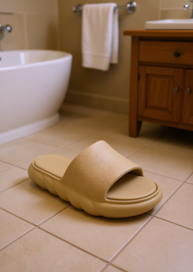 Sandali EVA da donna con punta aperta, stile nuvola, ultra morbidi, antiscivolo, comode pantofole da bagno, taglia 28 Rosa - Product Image 2