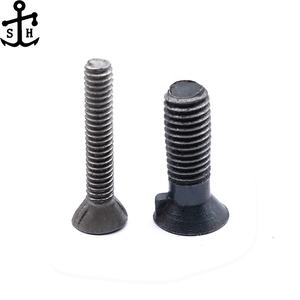 מפעל מותאם אישית ASME B18.9 <span class=keywords><strong>SAE</strong></span> J429 בורג מחרשה עגול ראש שטוח דרגה 2 5 8 פלדת פחמן מפתח שחור נעילת בורג ואום - Product Image 6