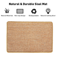 Nouveauté Tapis à gratter pour chat Gratte-patte de chat en sisal naturel Tapis à gratter pour chat