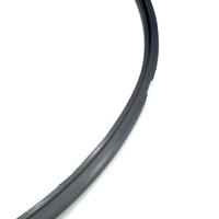 13-Inch Rubber Drum Rim, Gray Practice Drum Ring with Replaceable Quiet Durable Percussion Accessory for Drum Kit Parts