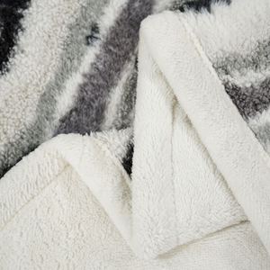 ผ้าห่มขนเฟอร์ขนฟูนุ่มพิเศษทำจากผ้ากำมะหยี่ขนหนาให้ความอบอุ่นใช้คลุมโซฟาตกแต่งห้องนอนเพื่อความอบอุ่นแสนสบาย - Product Image 5