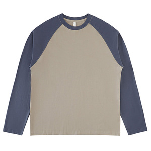 Camisetas de Hombre Largas al por Mayor, Personalizadas con Estampado Gráfico, Talla Grande, 100% Algodón Grueso con Costuras en Contraste - Product Image 4
