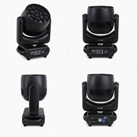 Projecteur LED mobile 19x30W RGBW 4-en-1 avec zoom 4,5-45 degrés, DMX512, RDM, effet Bee-Eye pour éclairage de scène DJ, club, événement