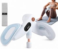 Appareil d'entraînement du plancher pelvien et des cuisses intérieures pour femmes, avec compteur LED, coussinets en silicone confortables rotatifs à 360° et ressorts renforcés pour les hanches