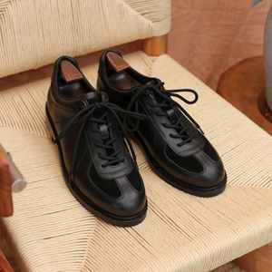 Men's HANMCE ZY-Y06 German Trainer <b>Bowling</b> Shoes Summer Office Career Pointed Toe Breathable Lace-up Anti-Slip Rubber Outsole - Product Image 2