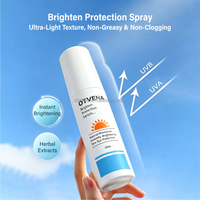 OTVENA Lotion solaire éclaircissante et hydratante, légère, protection solaire visage, non grasse, unifie le teint