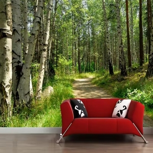 <span class=keywords><strong>Carta</strong></span> da <span class=keywords><strong>parati</strong></span> murale 3D personalizzata <span class=keywords><strong>alberi</strong></span> verdi della foresta impermeabile e antistatico per soggiorno TV sfondo <span class=keywords><strong>carta</strong></span> da <span class=keywords><strong>parati</strong></span> - Product Image 3