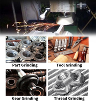 Meule en corindon en forme de coupelle, outil abrasif fin pour applications aluminium et lames