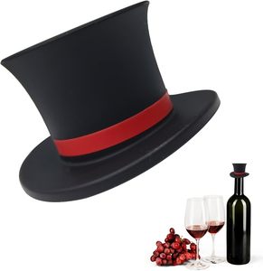 Wine <b>Stoppers</b> Funny and Reusable Silicone <b>Bottle</b> <b>Stopper</b> and Caps, Decorative Wine Sealer Preserver Accessory Set - Product Image 1