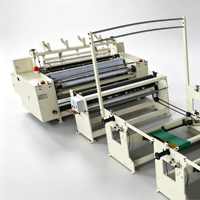 Máquina Compacta para Rebobinar Papel Higiénico, Plegado de Papel, Control PLC, 100-200m/min, Bomba y Motor para Empresas en Creación