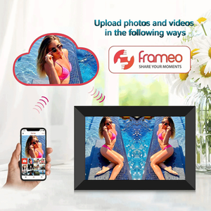 Cadre photo intelligent multifonctionnel avec écran LCD tactile de 10 pouces, personnalisable avec un logo familial - Product Image 4